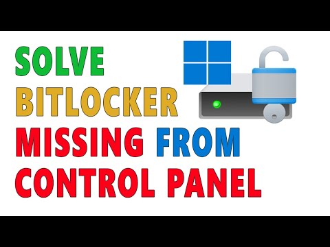 Solution For BitLocker Drive Encryption Is Missing From Control Panel In Windows 10/11