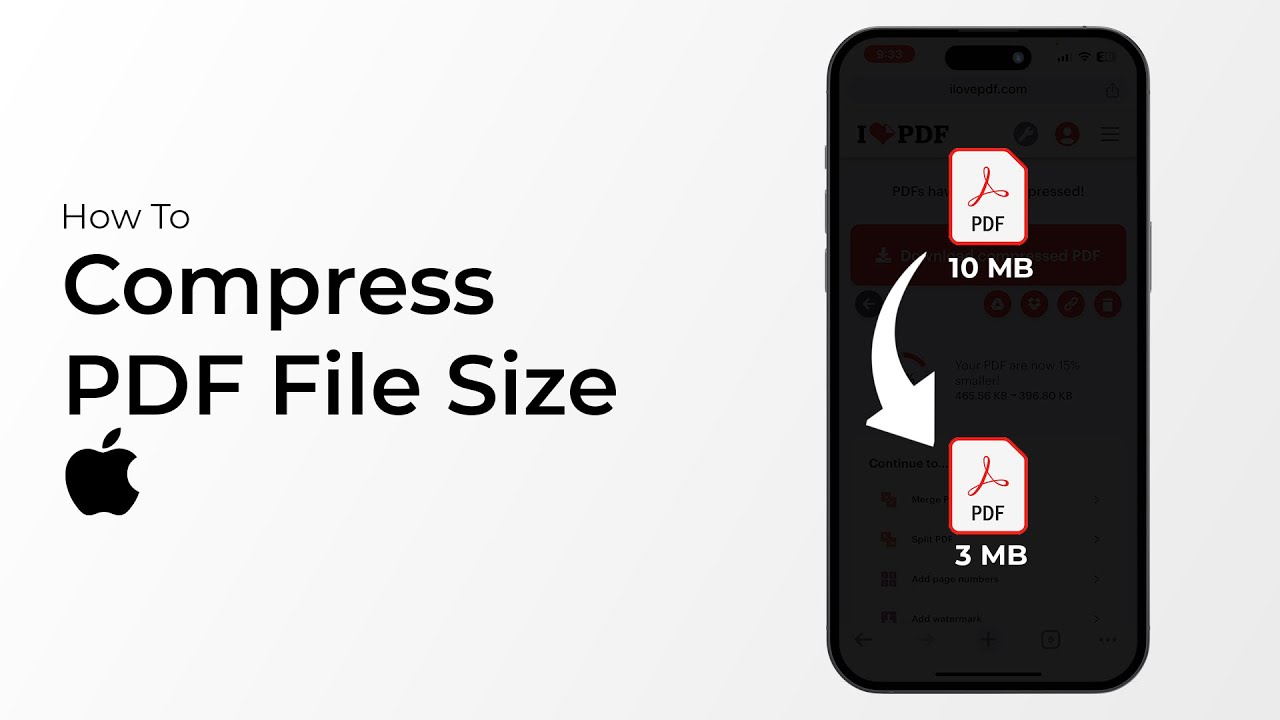 Easily Compress PDF Files on iPhone in 3 Simple Steps π±