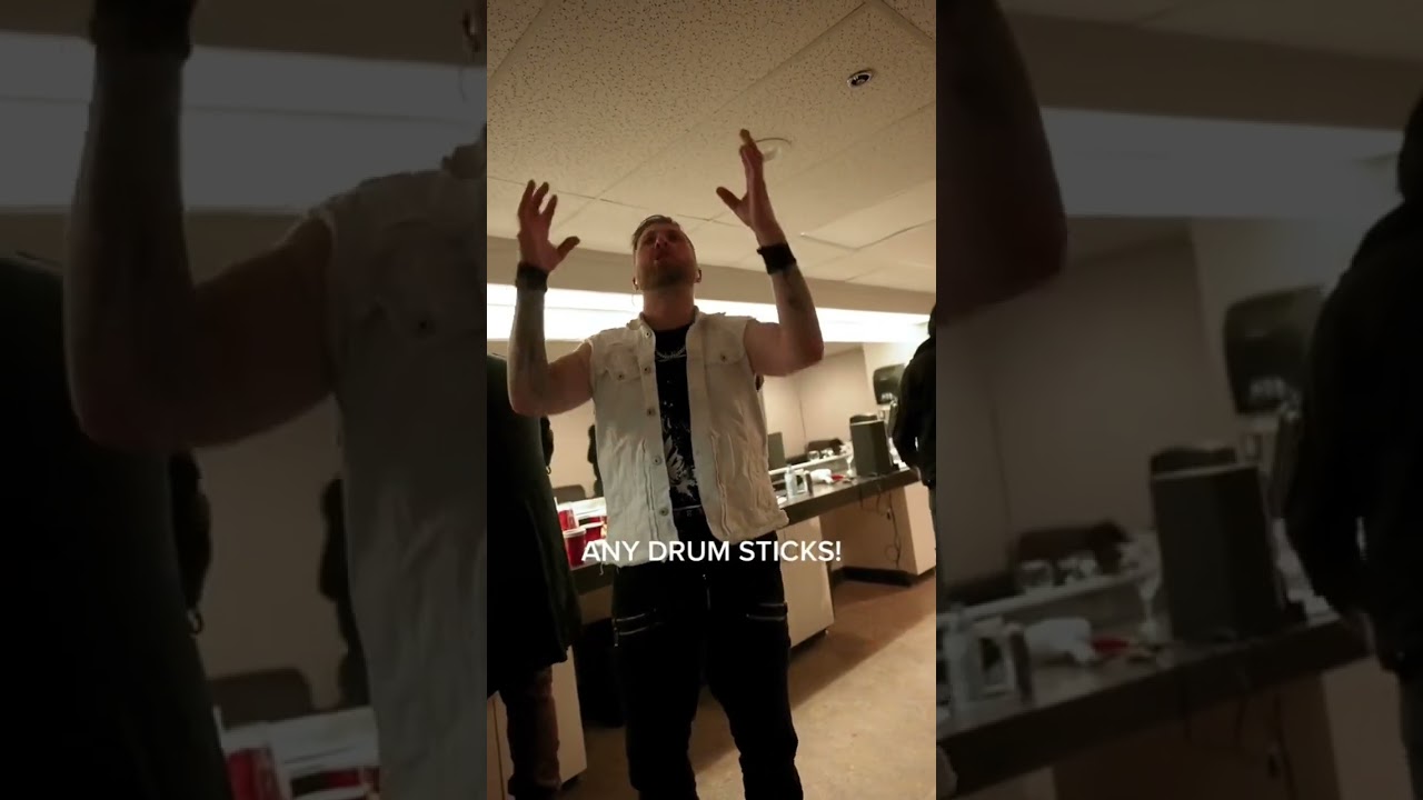 No Drumsticks! 😂 Behind the Scenes of Tour