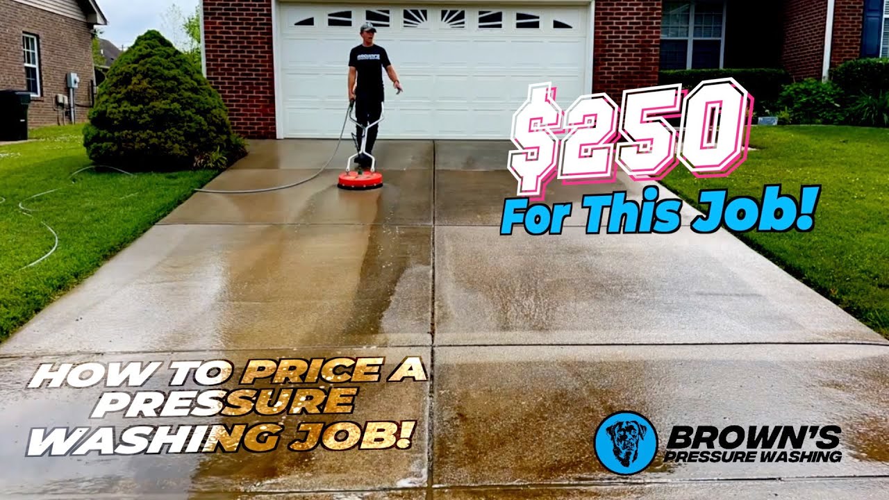 $250 Driveway Pressure Washing Guide 🧼