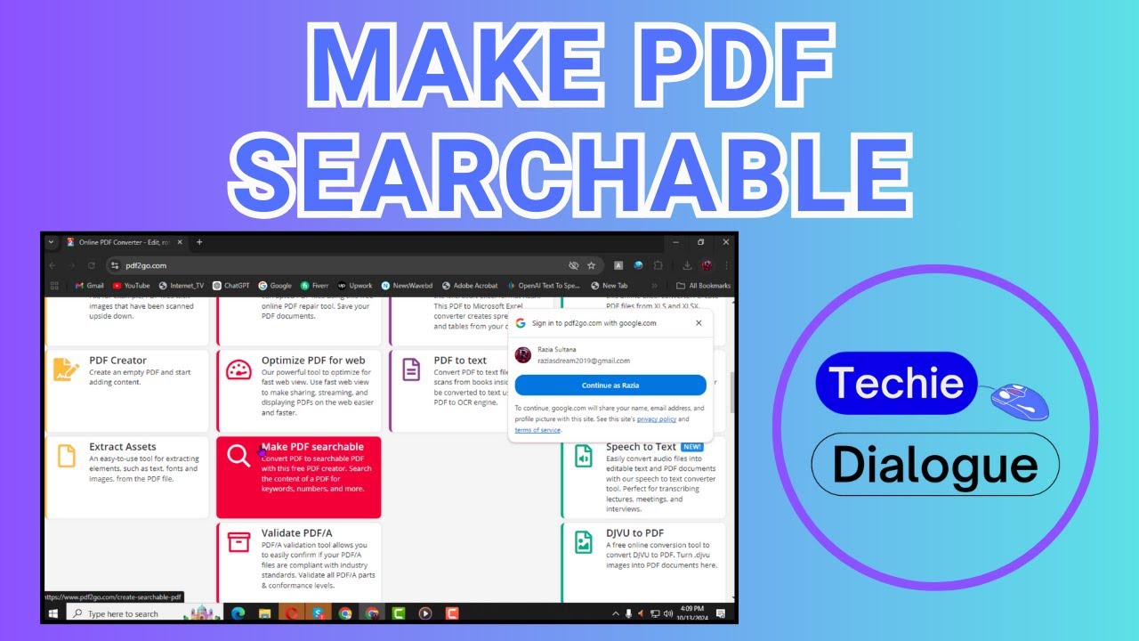 Make PDFs Searchable Easily 📄