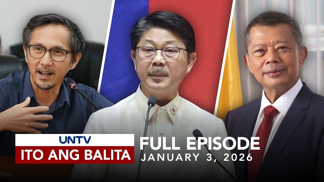 UNTV: Balita Weekend Jan 3, 2026 | Flood Funds & Politics