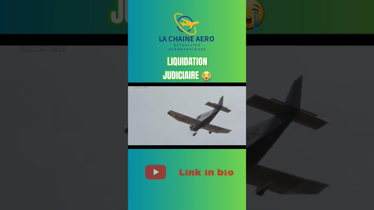 #Robin annonce la liquidation judiciaire de l'entreprise #dr400 #vfr #pilote