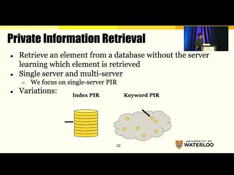 USENIX Security '22 - Constant-weight PIR: Single-round Keyword PIR via Constant-weight Equality