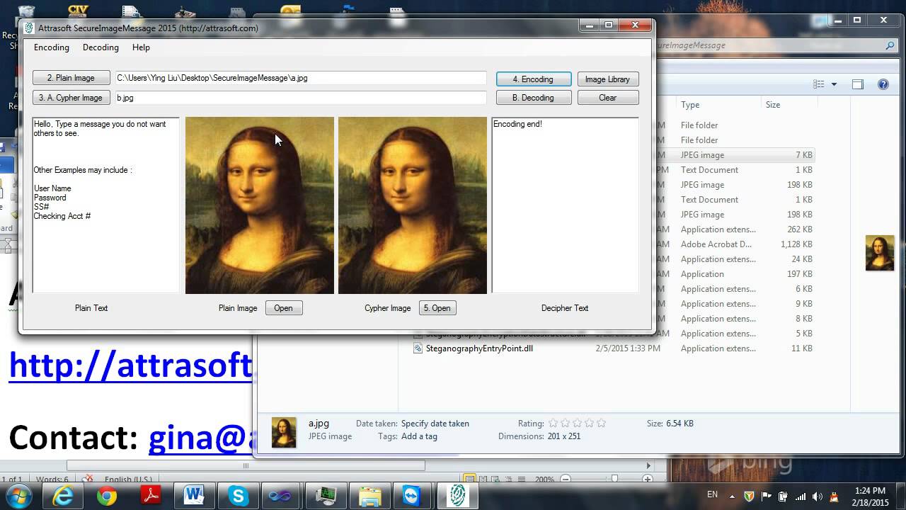 Secure Your Messages with Attrasoft SecureImageMessage 🖼️ - Steganography Software for Windows