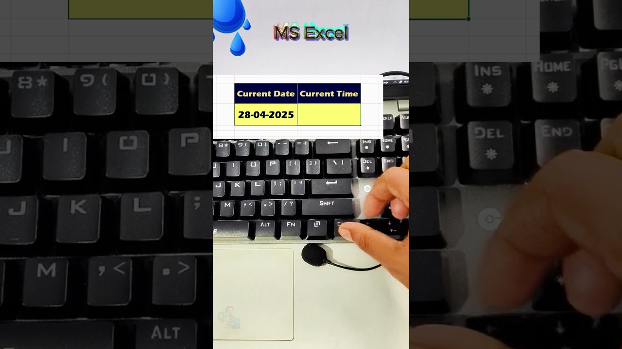 Master Excel Shortcuts: Quickly Insert Current Date & Time 🕒