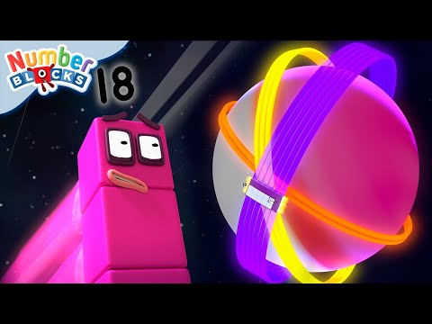 Numberblocks em Português Brasil | Episódios completos | NÚMERO 18