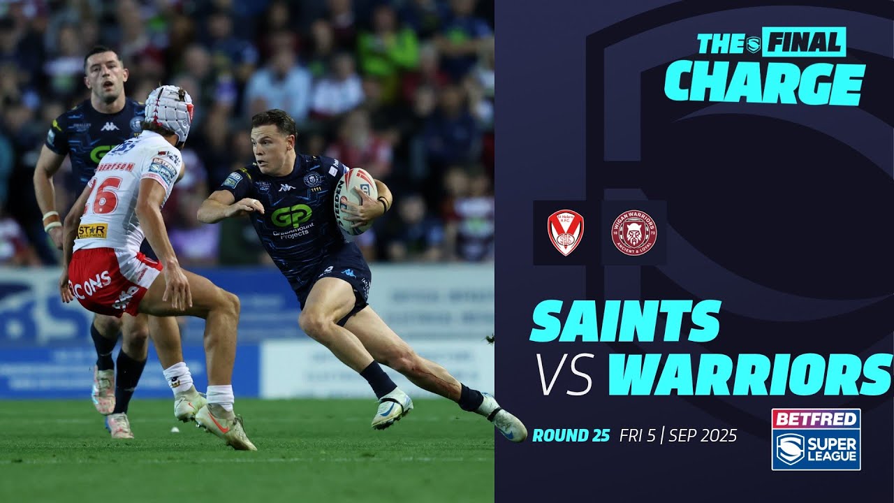 St Helens vs Wigan Warriors | Epic Battle for Second Place in 2025 Super League 🏉