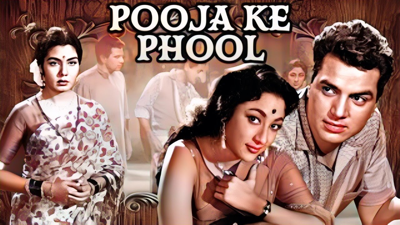 Pooja Ke Phool Full Movie | Classic Bollywood Romance with Dharmendra & Mala Sinha 🎬