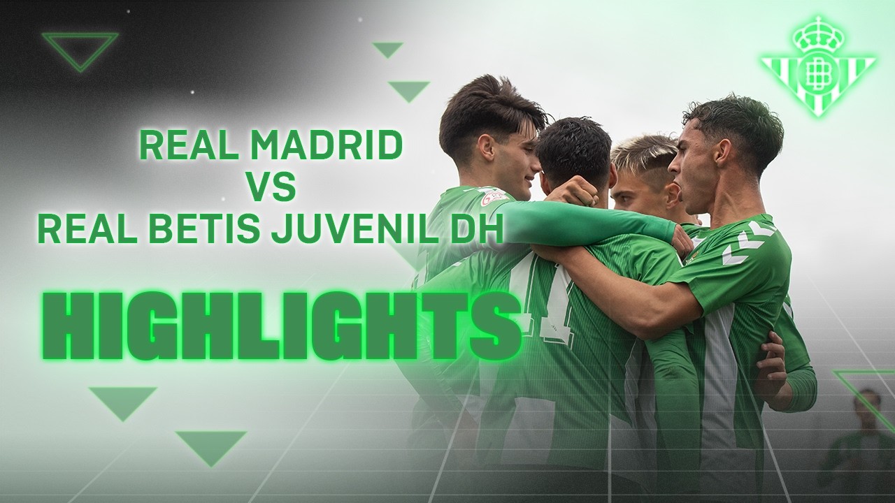 Real Madrid Juvenil cae ante Betis en cuartos ⚽