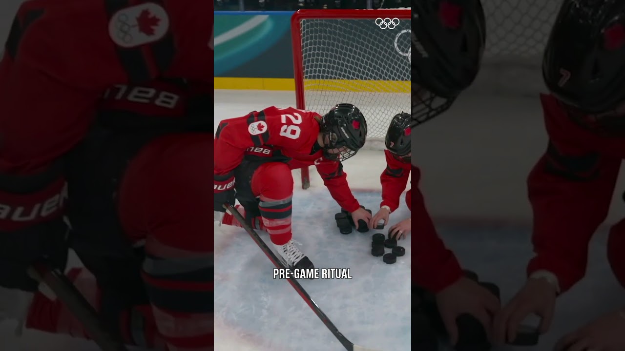 Team Canada Stars Marie-Philip Poulin & Laura Stacey's Tradition 🇨🇦