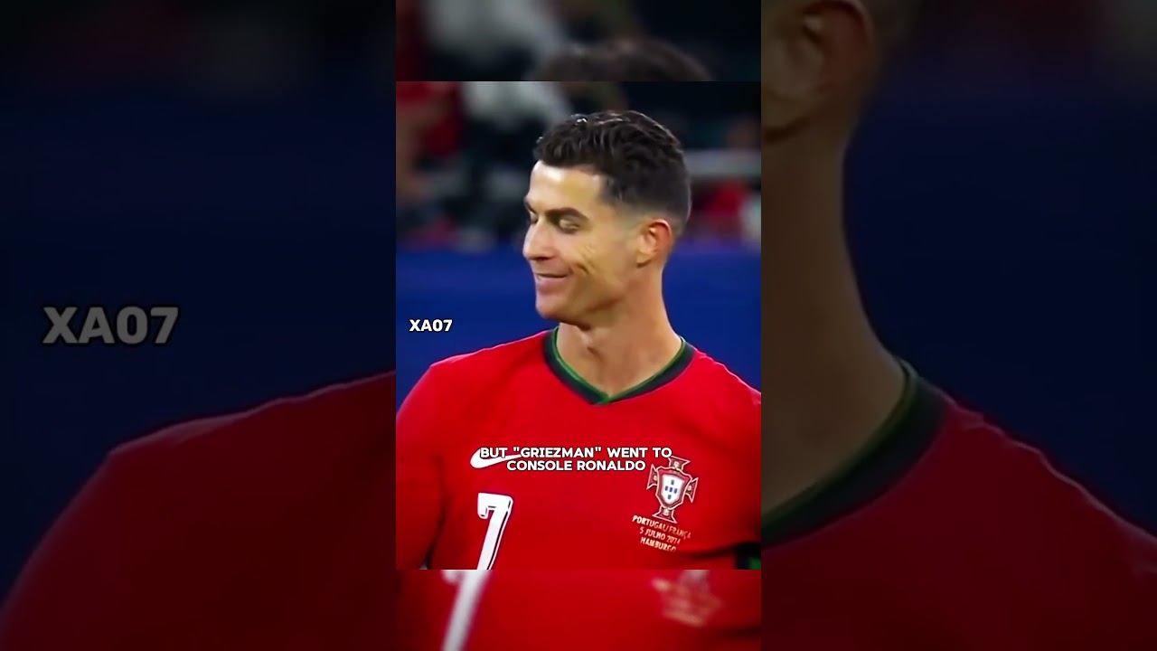 Ronaldo & Griezmann Show Mutual Respect ❤️ | Must-See Soccer Moment #shorts
