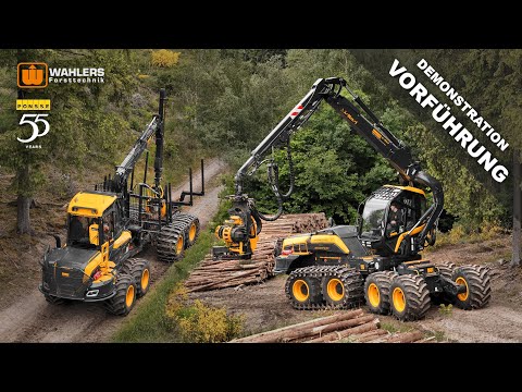 🌲 PONSSE Scorpion und Wisent in Vorführung durch WAHLERS Forsttechnik [4K]