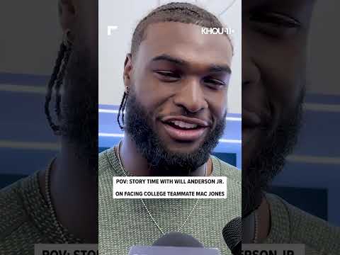 Texans' edge rusher Will Anderson Jr. shares some funny stories from inside the locker room.