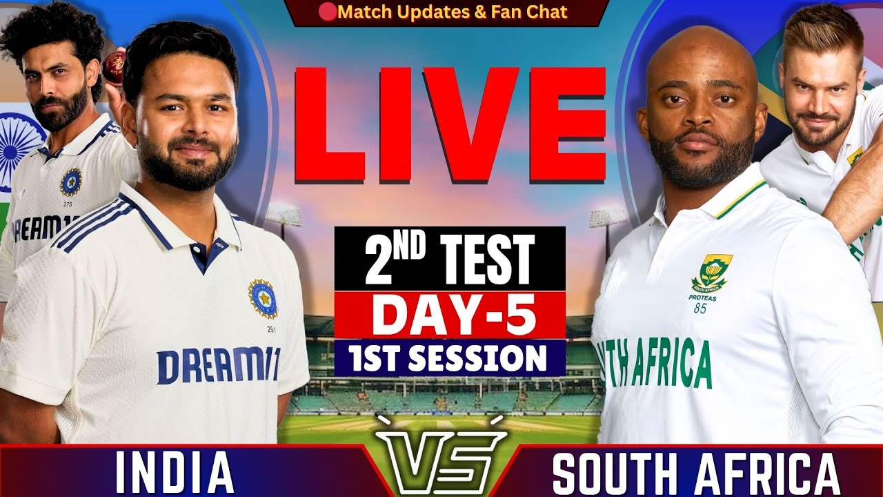 India vs South Africa 2nd Test Live Score & Updates