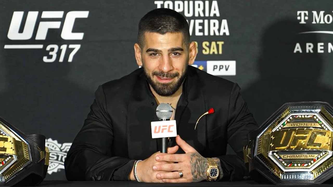 Ilia Topuria's Post-Fight Interview & UFC 317 Highlights 🥊