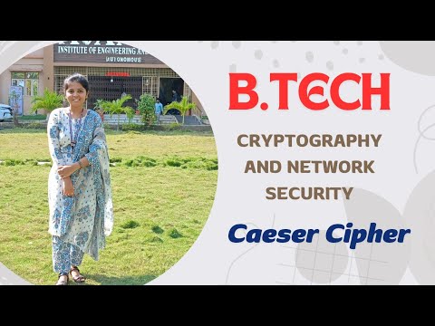 Cryptography and Network Security : Mono Alphabetic || Poly Alphabetic || Caeser Cipher || BTech