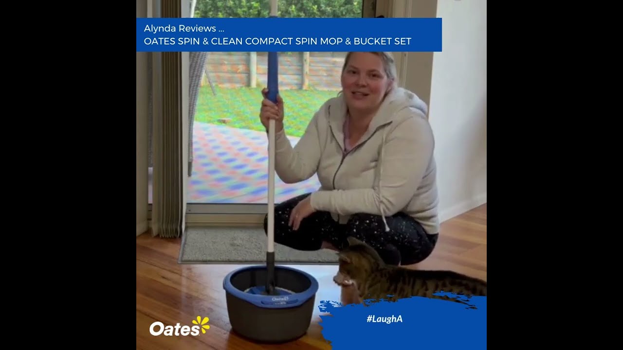 Oates Spin & Clean Compact Mop & Bucket Review 🧹