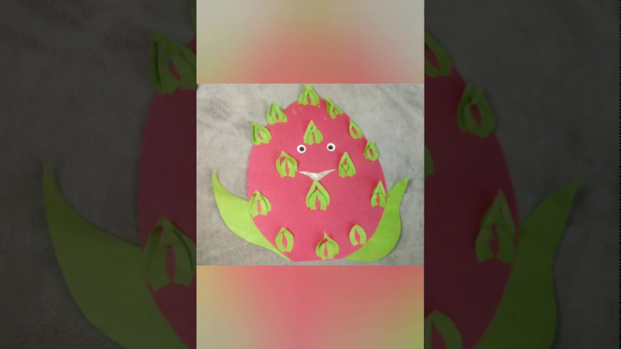 Colorful Foam Fruit Art 🍎