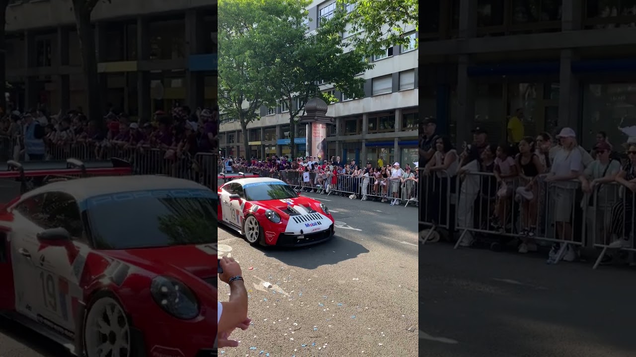 24H du Mans 2025 : Porsche en parade dans la ville 🏎️