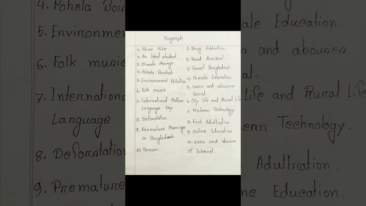 এইচএসসি ২০২৬ ইংরেজি Paragraph সাজেশন #hsc2026 #english #paragraph #suggestion #shorts