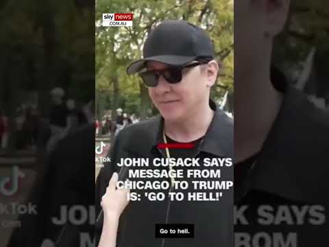 Washed-up actor John Cusack attends ‘No Kings’ protest
