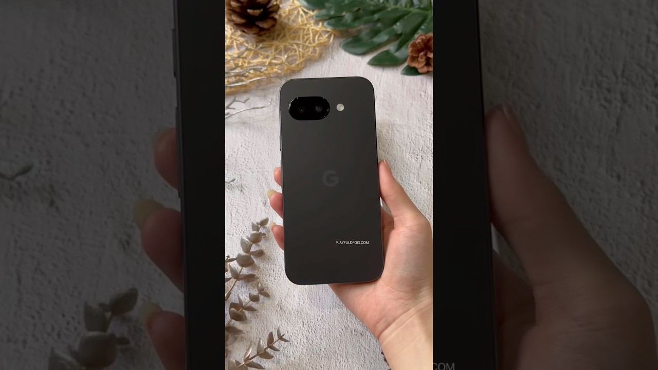 Google Pixel 9a in Black Obsidian