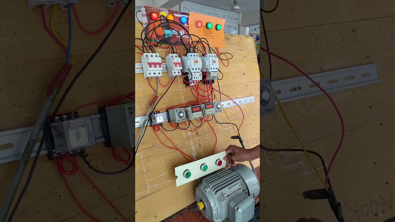 Automatic Forward & Reverse Control with Magnetic Contractor ⚡