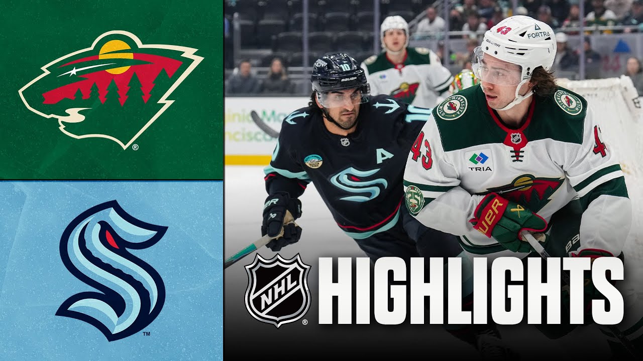 Wild vs. Kraken NHL Highlights | Jan 8, 2026 🏒