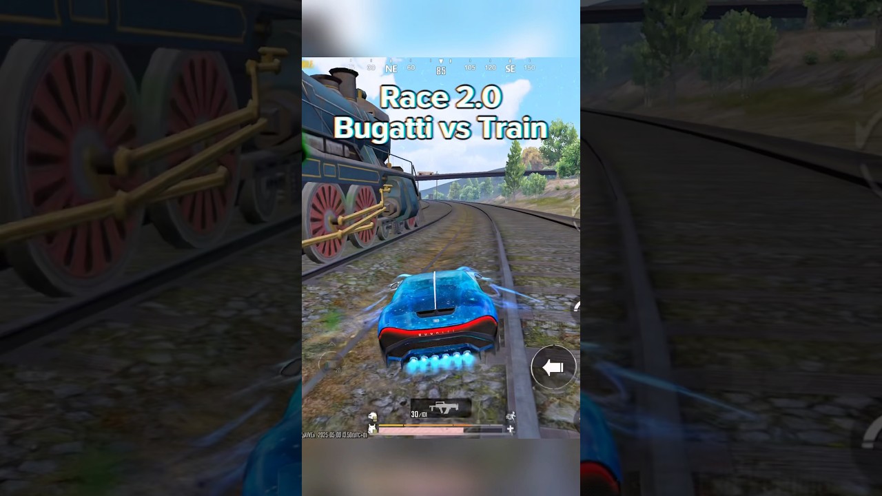 Bugatti vs Train Race 3.8 Update 🚗🚆