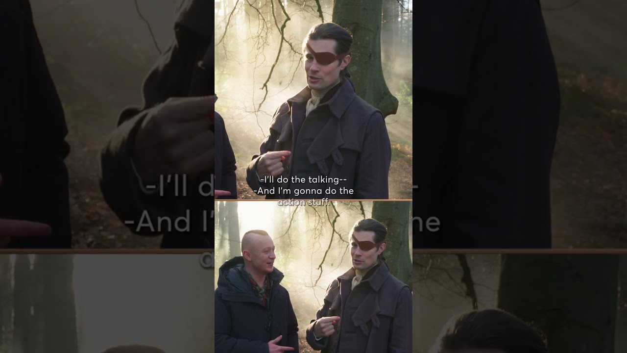 That’s what we call an epic takedown. #Outlander #BTS