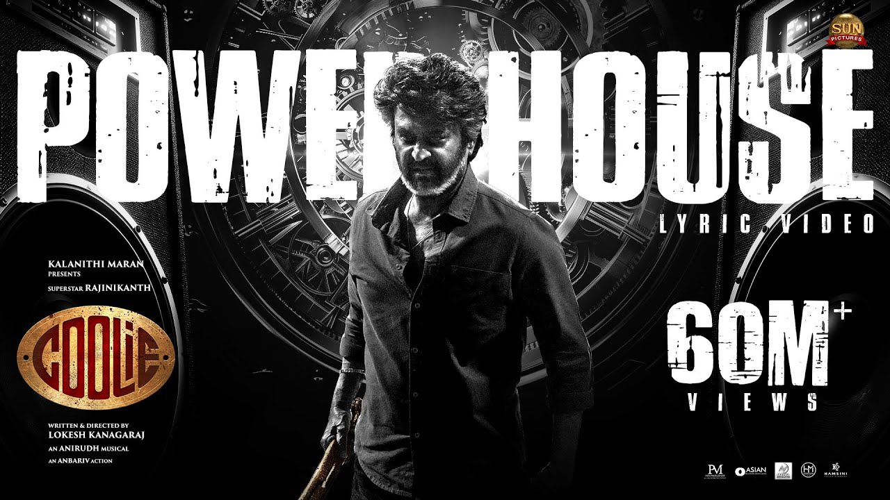 Powerhouse Lyric Video | Rajinikanth's COOLIE 🎶