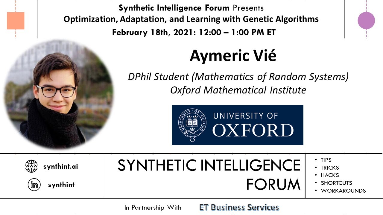 Genetic Algorithms for Optimization & Learning 🤖