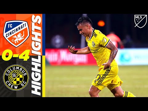 FC Cincinnati 0-4 Columbus Crew SC | Insane Free Kick! | MLS Highlights