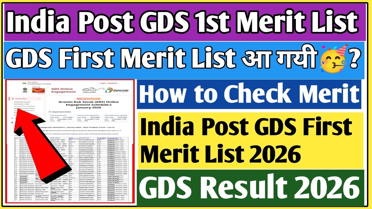 GDS Result 2026: Merit List & Result Date 📅