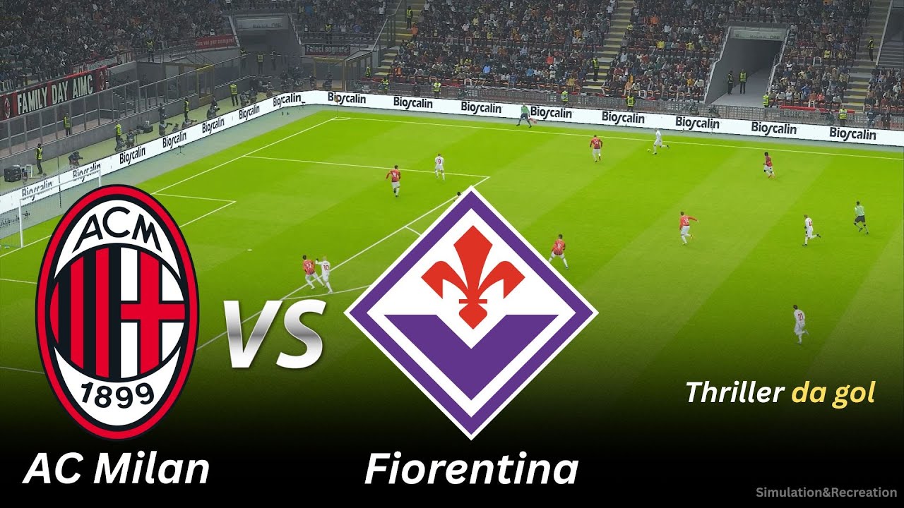 AC Milan vs Fiorentina – Serie A 2025 Simulation