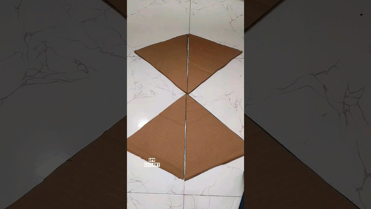 Creating a Cardboard Pyramid for School Projects