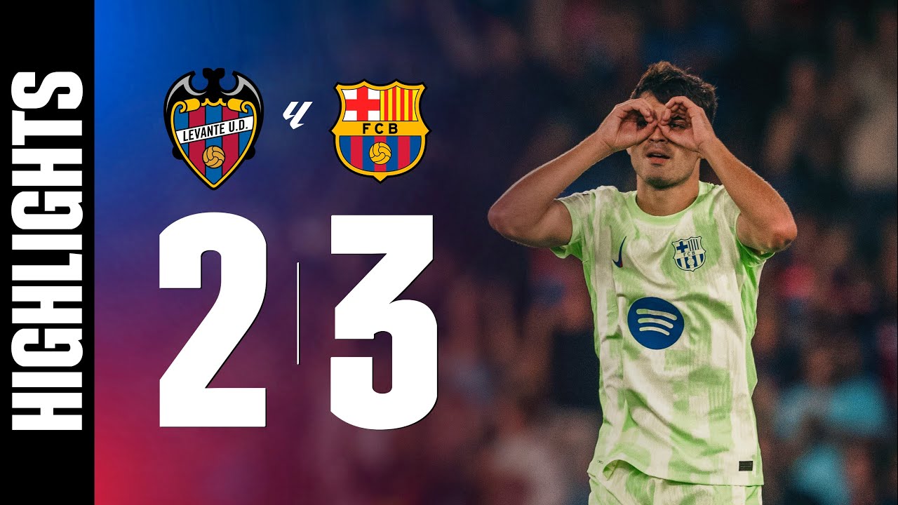LEVANTE 2-3 FC BARCELONA | Dramatic Comeback Secures Win in La Liga 2025/26 🔵🔴