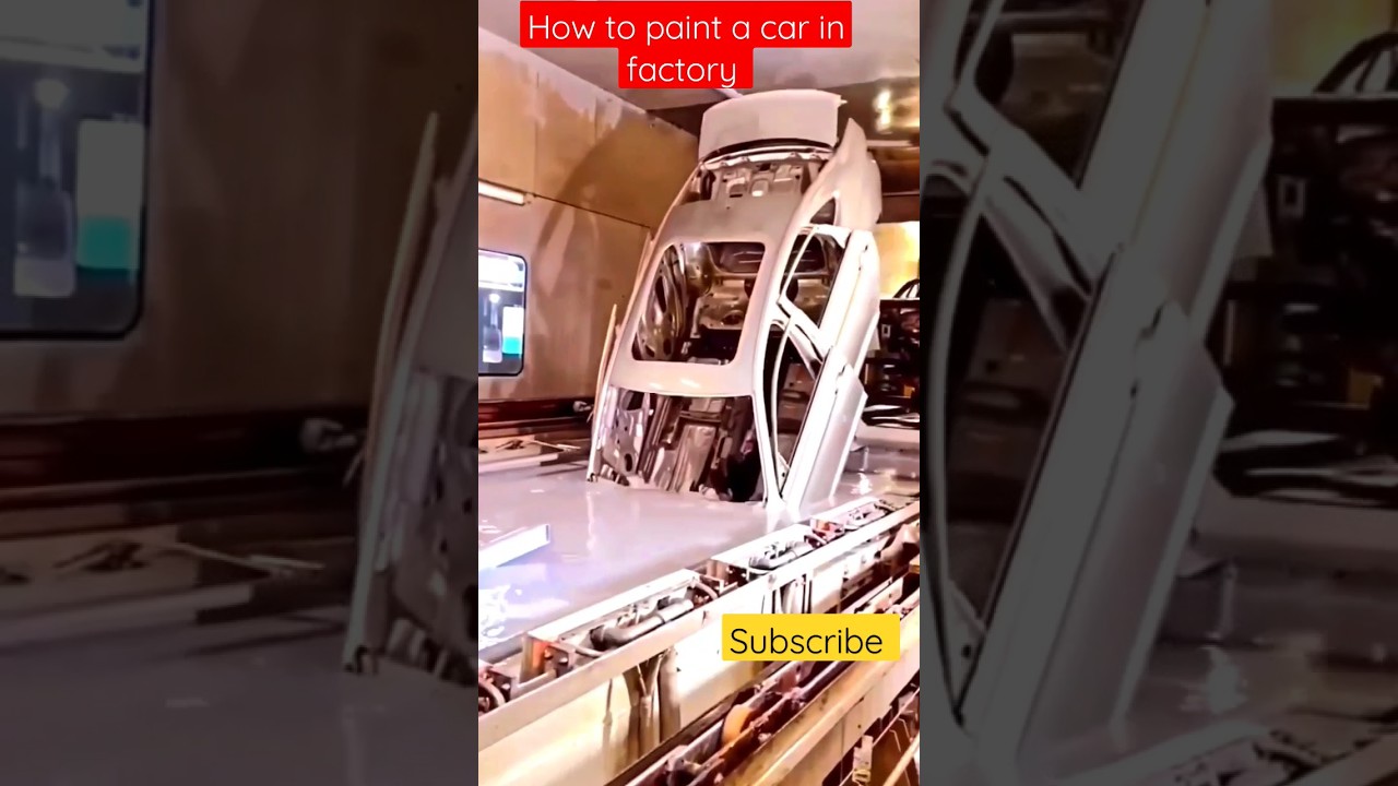 how to paint a car in factory #viralvideo #viral #video #best #car#handmade#handcraft