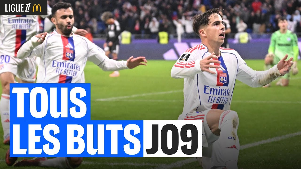 Tous les buts de la 9ème journée de Ligue 1 McDonald's ⚽
