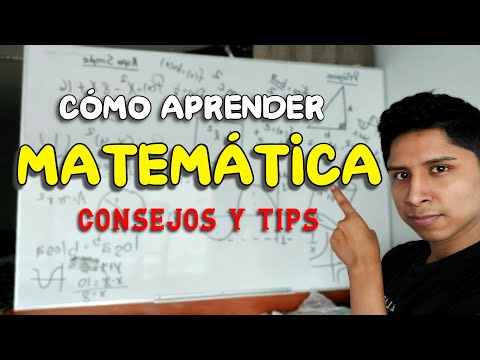 COMO APRENDER MATEMATICAS | Consejos de matemático UNI