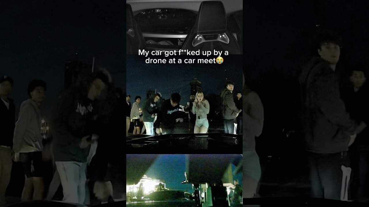 Drone Hits My Car at Meet 😭