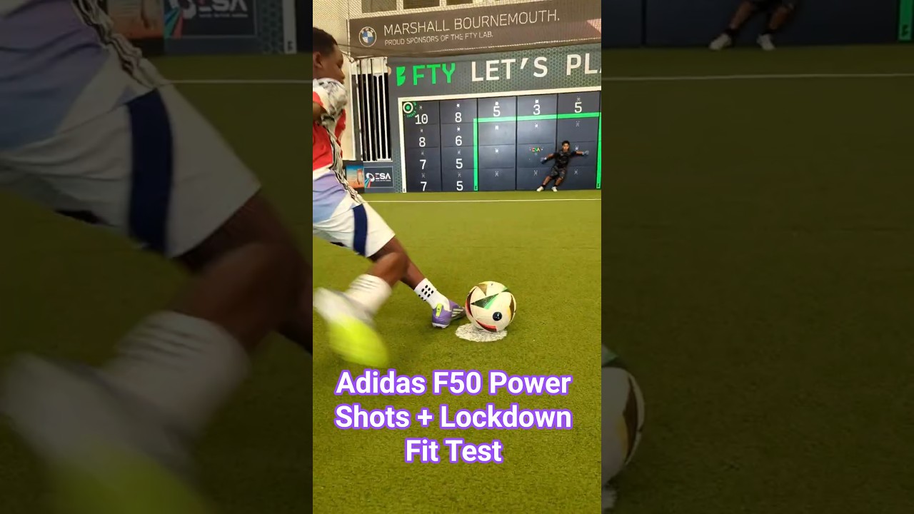 Adidas F50 Elite Jr Shooting Test ⚡ Power + Lockdown Feel