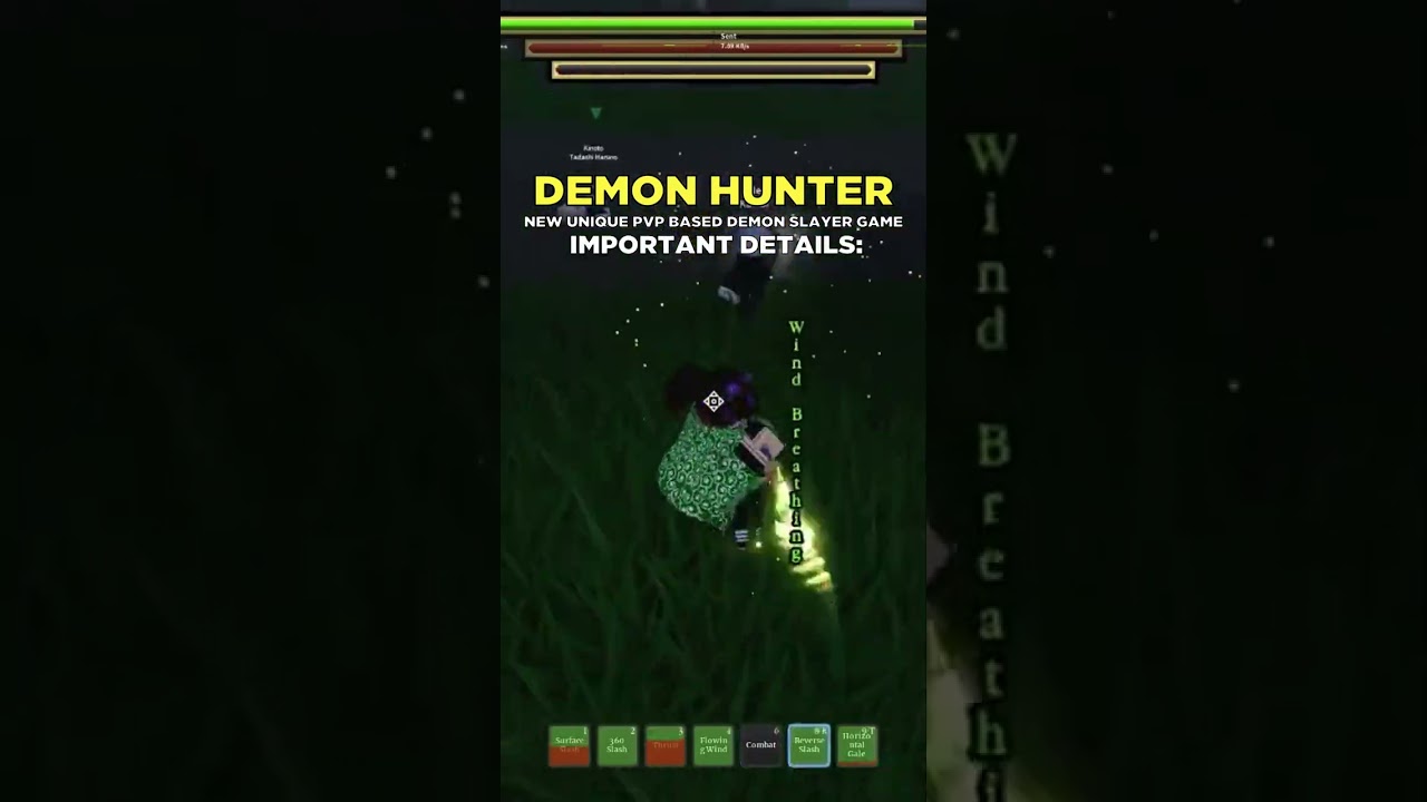 🚨 Exciting New Demon Slayer Roblox Game Released! | Demon Hunter