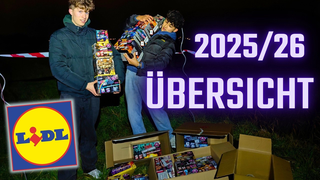 LIDL Feuerwerk 2025/26: Alle Artikel & Preise 🎆
