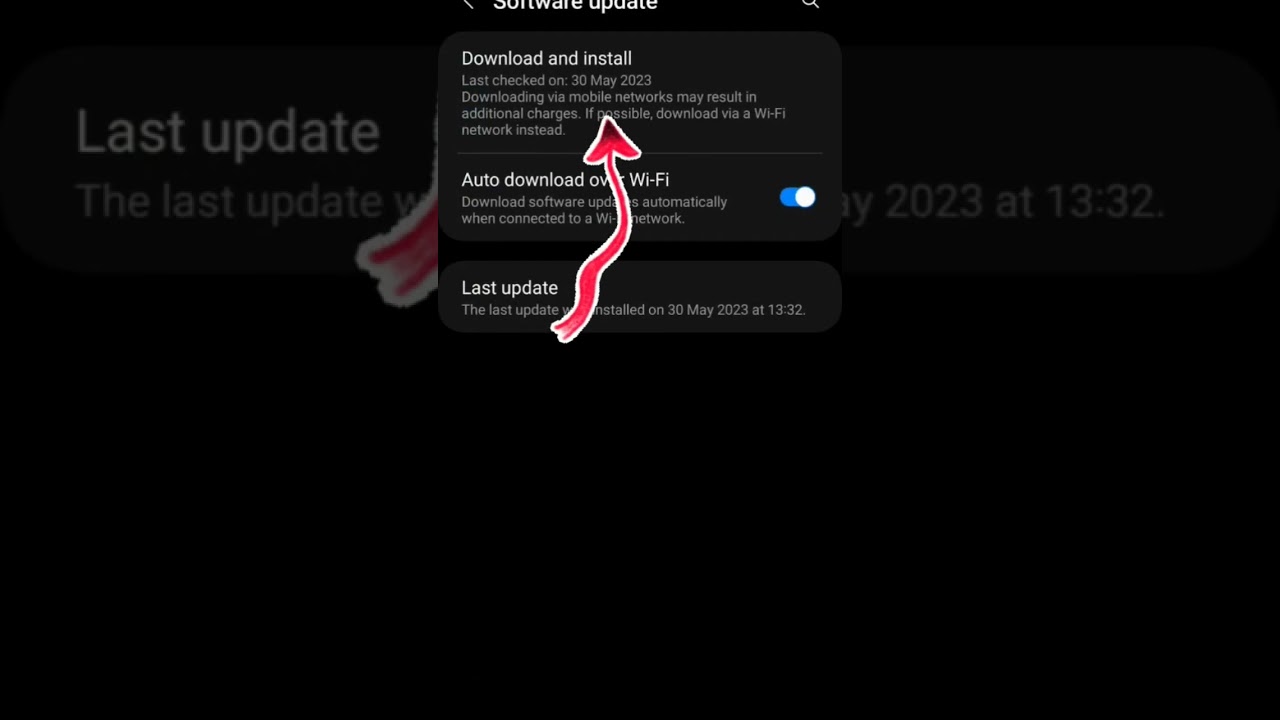 Check Samsung Software Updates 📱