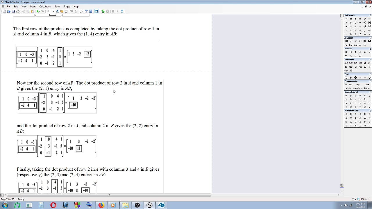 Engineering Mathematics On The Go - 20: Matrix Multiplication Example