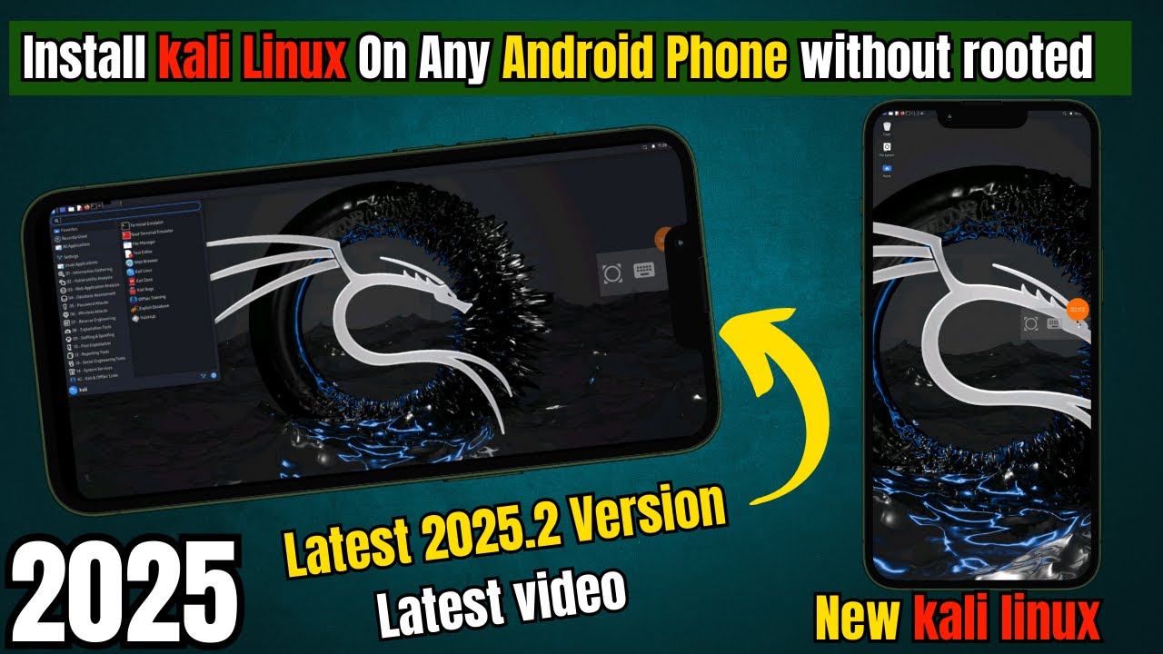 Install Kali Linux NetHunter on Any Android Device Without Root in 2025 🚀