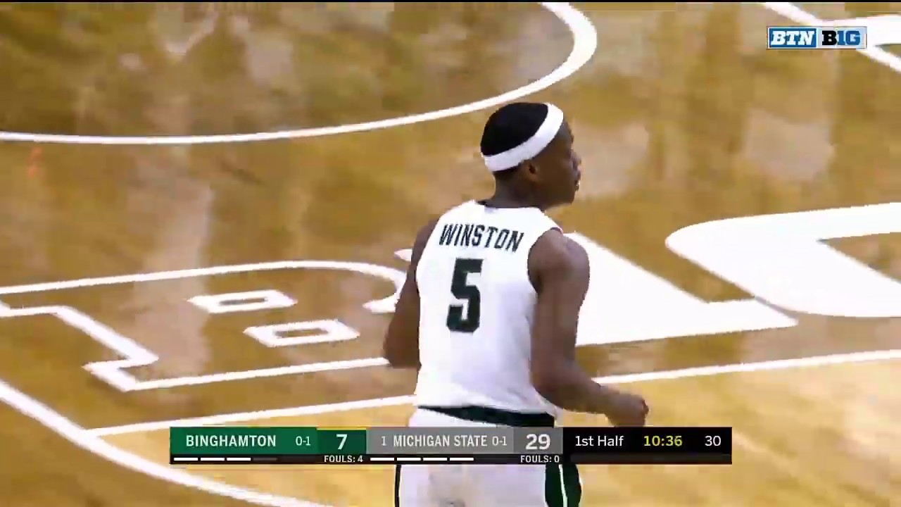 Binghamton at Michigan State: First Half Highlights 🏀