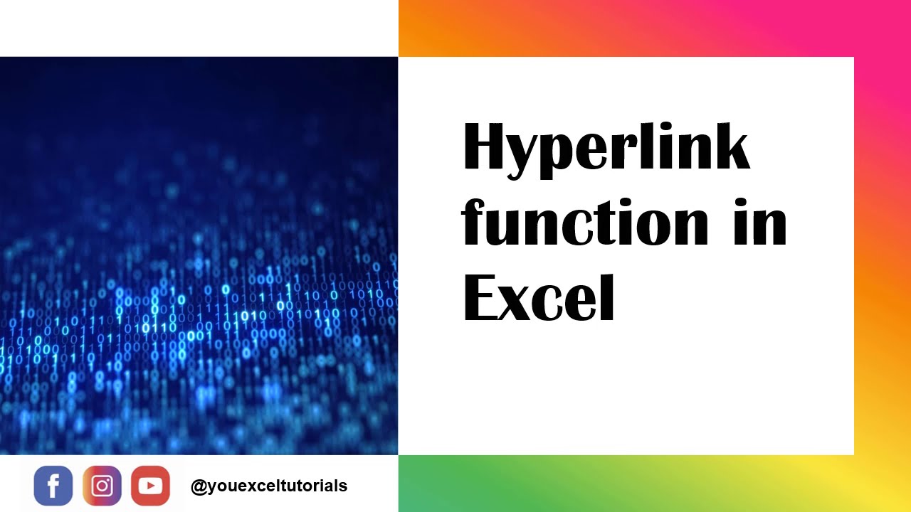 Excel Hyperlink Function Explained 📎